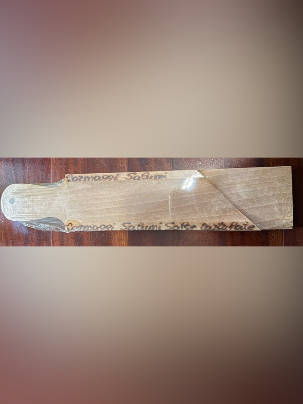 Salami Wooden Cutting/Serving Board - Natural Wood. Made in Italy